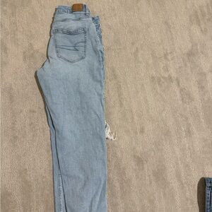 American eagle size 6 Light Blue Denim Jeans
